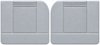 Front Door Panel Set for 1955 (2nd Series)-1959 Chevy/GMC Trucks, w/Wide Center Insert [Seville Vinyl, Silver] - image 1