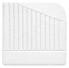 Front Door Panel Set for 1955 (2nd Series)-1959 Chevy/GMC Trucks, w/Vertical Pleats & Diagonal Insert [Seville Vinyl, White] - image 2