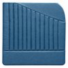 Front Door Panel Set for 1955 (2nd Series)-1959 Chevy/GMC Trucks, w/Vertical Pleats & Diagonal Insert [Seville Vinyl, Blue] - image 2