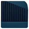 Front Door Panel Set for 1955 (2nd Series)-1959 Chevy/GMC Trucks, w/Vertical Pleats & Diagonal Insert [Seville Vinyl, 2-Tone Blu - image 2