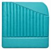 Front Door Panel Set for 1955 (2nd Series)-1959 Chevy/GMC Trucks, w/Vertical Pleats & Diagonal Insert [Seville Vinyl, Turquoise] - image 2