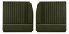 Front Door Panel Set for 1955 (2nd Series)-1959 Chevy/GMC Trucks, w/Vertical Pleats [Seville Vinyl, Green] - image 1