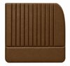 Front Door Panel Set for 1955 (2nd Series)-1959 Chevy/GMC Trucks, w/Vertical Pleats [Seville Vinyl, Saddle] - image 2