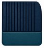 Front Door Panel Set for 1955 (2nd Series)-1959 Chevy/GMC Trucks, w/Vertical Pleats [Seville Vinyl, 2-Tone Blue] - image 2