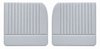 Front Door Panel Set for 1955 (2nd Series)-1959 Chevy/GMC Trucks, w/Vertical Pleats [Seville Vinyl, Silver] - image 1