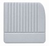 Front Door Panel Set for 1955 (2nd Series)-1959 Chevy/GMC Trucks, w/Vertical Pleats [Seville Vinyl, Silver] - image 2