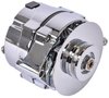 1-Wire GM Alternator 80 AMP Output V-Belt Pulley [Chrome Plated Finish] - image 2