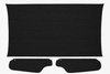 Headliner w/Sun Visors for 1971-1973 Chevy Camaro, Pontiac Firebird w/Deluxe Int. [Premier Perforated Grain Black Vinyl]