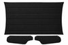 Headliner w/Sun Visors for 1971-1973 Chevy Camaro, Pontiac Firebird w/Deluxe Int. [Premier Non-Perforated Grain Black Vinyl]