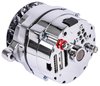 Ford 1-Wire Alternator, 100 amp Output with Single Groove V-Belt Pulley [Chrome Plated Finish] - image 4