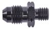 AN to Metric Adapter Fitting [-4 AN Male to 8mm x 1.25 Male, Black] - image 2