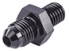 AN to Metric Adapter Fitting [-4 AN Male to 10mm x 1.5 Male, Black] - image 1