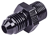 AN to Metric Adapter Fitting [-4 AN Male to 12mm x 1.0 Male, Black] - image 1