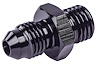 AN to Metric Adapter Fitting [-4 AN Male to 12mm x 1.5 Male, Black] - image 1