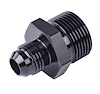 AN to Metric Adapter Fitting [-6 AN Male to 22mm x 1.5 Male, Black] - image 1