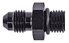 AN Port Adapter Fitting [-4 AN O-Ring Port (7/16 in.-20 Thread) To -4 AN Male, Black] - image 1