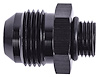 AN Port Adapter Fitting [-6 AN O-Ring Port (9/16 in.-18 Thread) To -10 AN Male, Black] - image 1