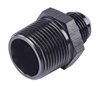 AN to NPT Straight Adapter Fitting [-8 AN Male to 3/4 in. NPT Male, Black] - image 2