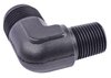AN to NPT 90-Degree Adapter Fitting [-12 AN Male to 1/2 in. NPT Male, Black] - image 3