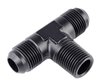 AN to NPT Tee Adapter Fitting [-10 AN Male to -10 AN Male on Run, 1/2 in. NPT Male Center Port, Black] - image 3