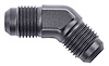AN to AN 45-Degree Union Fitting [-6 AN Male to -6 AN Male, Black] - image 1