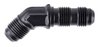 AN to AN 45-Degree Bulkhead Adapter Fitting [-6 AN Male to -6 AN Male, Black] - image 2