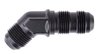 AN to AN 45-Degree Bulkhead Adapter Fitting [-8 AN Male to -8 AN Male, Black] - image 2