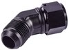 AN Female to AN Male 45-Degree Union [-12 AN Female Swivel End to -12 AN Male, Black] - image 2