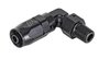 AN to NPT 90-Degree Max Flow Hose End Fitting [1/8 in. NPT Male to -6 AN Hose, Black] - image 2