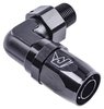 AN to NPT 90-Degree Max Flow Hose End Fitting [1/2 in. NPT Male to -12 AN Hose, Black] - image 2
