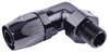 AN to NPT 90-Degree Max Flow Hose End Fitting [1/2 in. NPT Male to -12 AN Hose, Black] - image 3