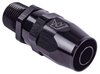 AN to NPT Straight Max Flow Swivel Hose End [1/2 in. NPT Male to -10 AN Hose, Black] - image 2