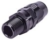 AN to NPT Straight Max Flow Swivel Hose End [1/2 in. NPT Male to -10 AN Hose, Black] - image 3