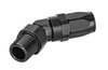 AN to NPT 45-Degree Max Flow Hose End Fitting [3/8 in. NPT Male to -6 AN Hose, Black] - image 3