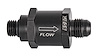 One-Way EFI Fuel Pump Check Valve, -6 AN Male to 12mm x 1.5 Male with O-Ring [Black] - image 1