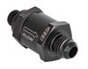One-Way EFI Fuel Pump Check Valve, -6 AN Male to 12mm x 1.5 Male with O-Ring [Black] - image 2