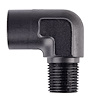 NPT to NPT 90-Degree Adapter Fitting [1/2 in. NPT Male to 1/2 in. NPT Female, Black] - image 1