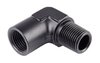 NPT to NPT 90-Degree Adapter Fitting [1/2 in. NPT Male to 1/2 in. NPT Female, Black] - image 2