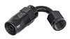AN 120-Degree Max Flow Swivel Hose End [-4 AN Female to -4 AN Hose, Black] - image 2