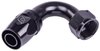 AN 120-Degree Max Flow Swivel Hose End [-16 AN Female to -16 AN Hose, Black] - image 2