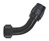 AN 60-Degree Max Flow Swivel Hose End [-20 AN Female to -20 AN Hose, Black] - image 1