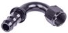 AN 120-Degree Push-Loc Hose End [-10 AN Female Swivel to Push-Loc Hose, Black] - image 2