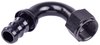 AN 120-Degree Push-Loc Hose End [-12 AN Female Swivel to Push-Loc Hose, Black] - image 2