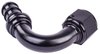 AN 120-Degree Push-Loc Hose End [-12 AN Female Swivel to Push-Loc Hose, Black] - image 3