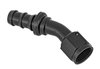 AN 30-Degree Push-Loc Hose End [-10 AN Female to Push-Loc Hose, Black] - image 2
