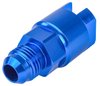 AN to Fuel Injection Threaded Adapter Fitting [-6 AN Male to 5/16 in. Hard Line, Blue] - image 2