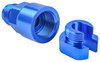 AN to Fuel Injection Threaded Adapter Fitting [-6 AN Male to 5/16 in. Hard Line, Blue] - image 3
