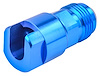 AN to Fuel Injection Threaded Adapter Fitting [-8 AN Male to 3/8 in. Hard Line, Blue] - image 1
