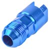 AN to Fuel Injection Threaded Adapter Fitting [-8 AN Male to 3/8 in. Hard Line, Blue] - image 2