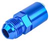 AN to Fuel Injection Quick-Connect Adapter Fitting [-8 AN Male to 3/8 in. Hard Line, Blue] - image 2